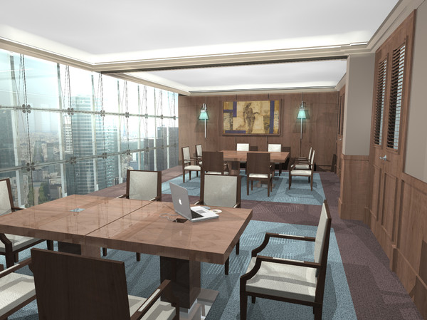 interior design conference 3d model - Interior design/Office/Conference by studiorender
